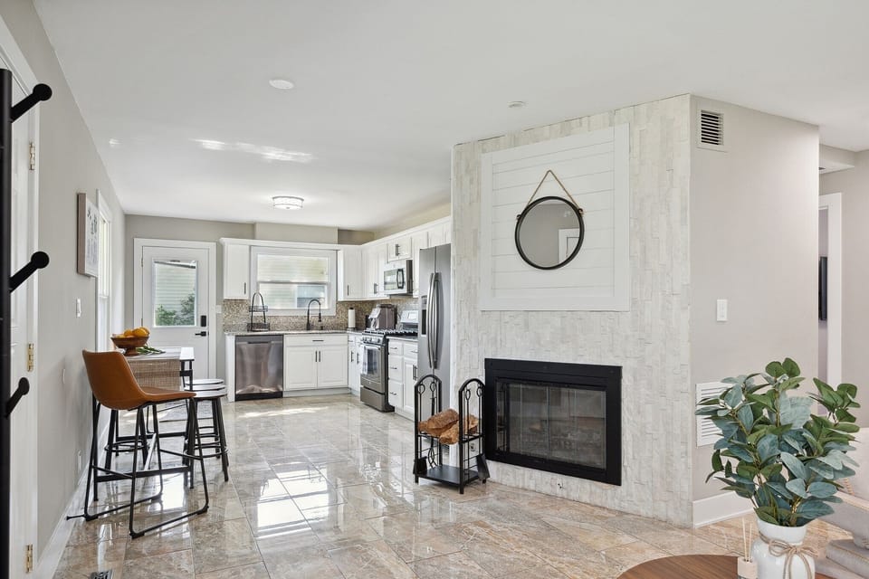 Floor, Indoors, Flooring, Fireplace, Furniture