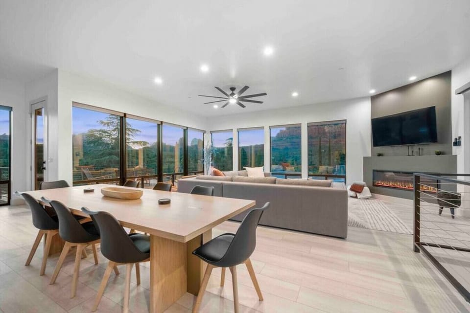 Another picture of the dining and living areas