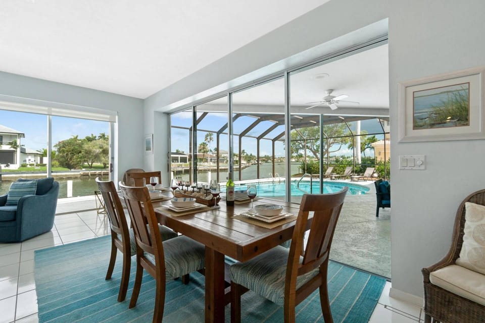 Every night at Pickleball Paradise offers dinner with a view!