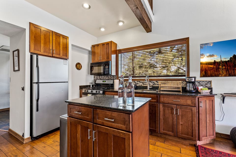 Fully stocked kitchen