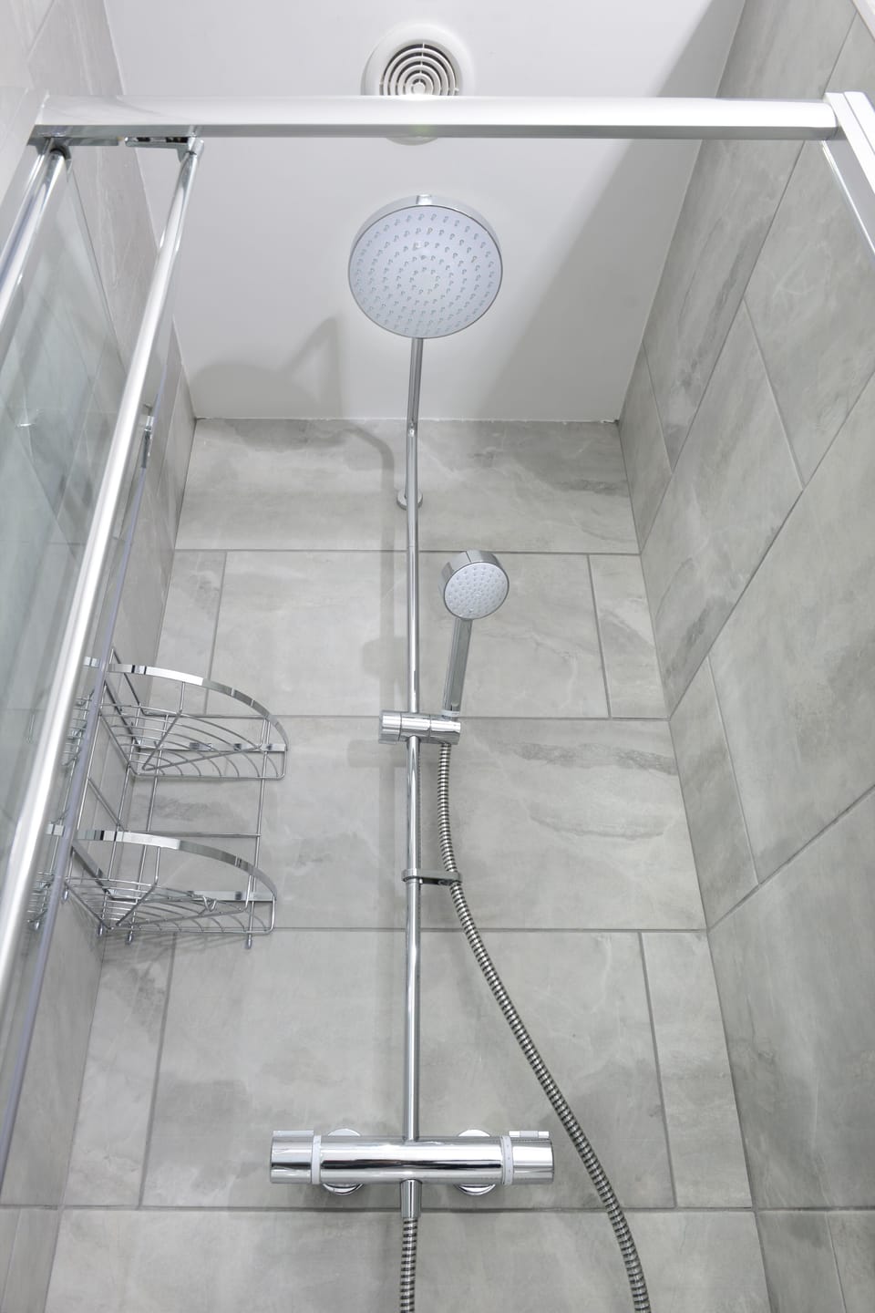 Wash away the day's worries in this modern oasis designed for your comfort.