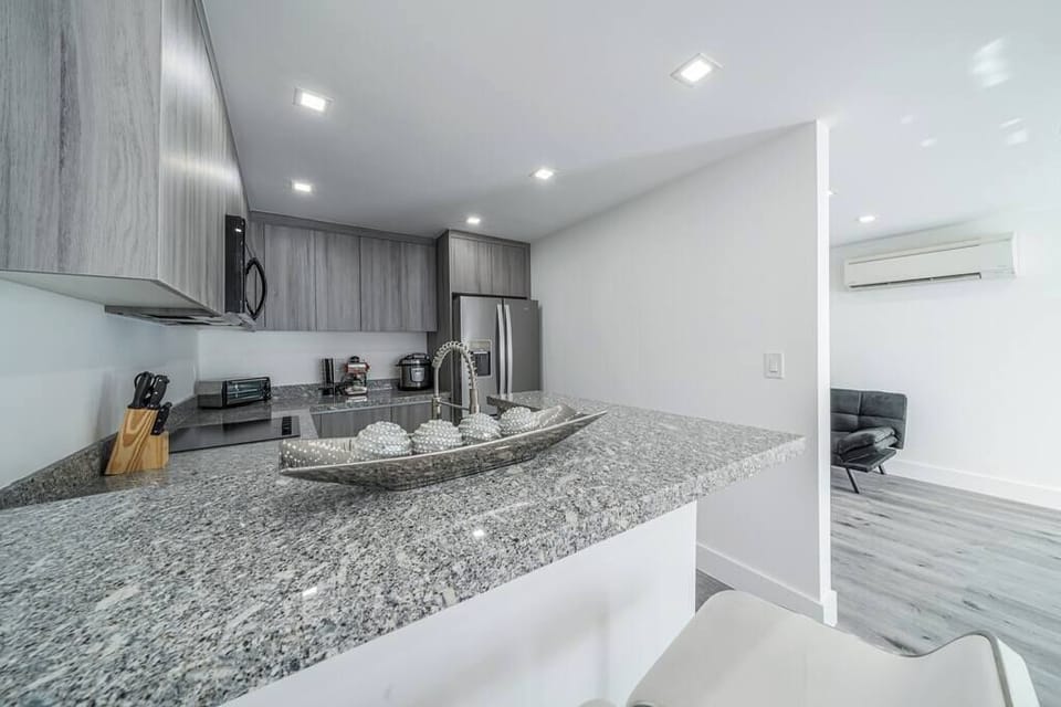 Fully Renovated and Equipped Kitchen. Marble tops and spacious cabinets to store all your family needs