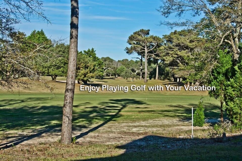Home sits Right Next to Golf Course