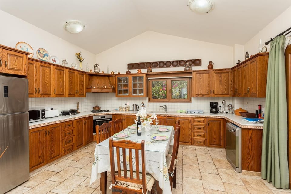 Equipped kitchen on ground floor