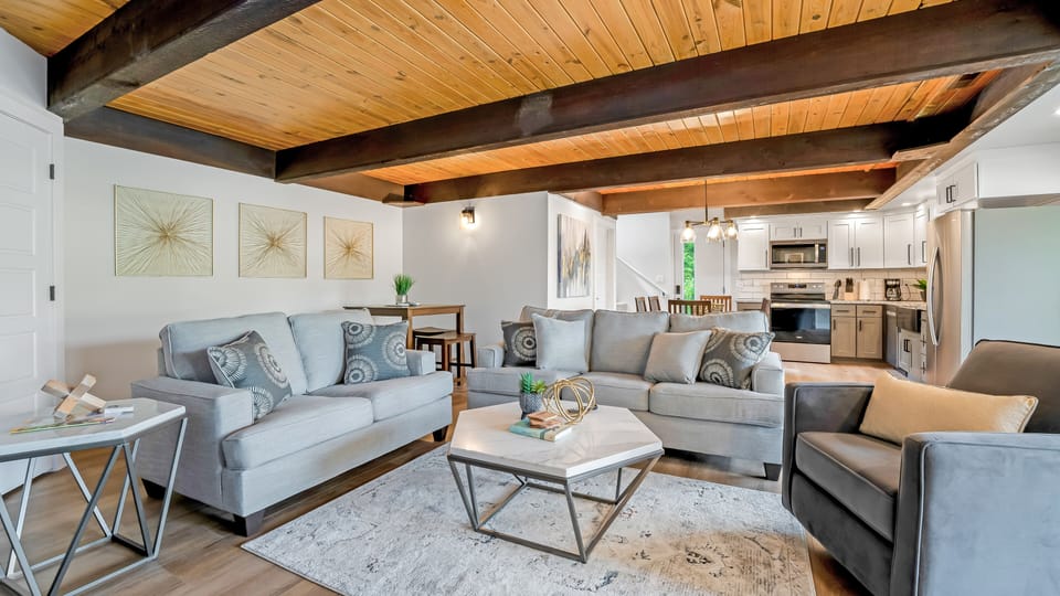 Enough number of couches to accommodate couples or group of friends who'd like to connect.