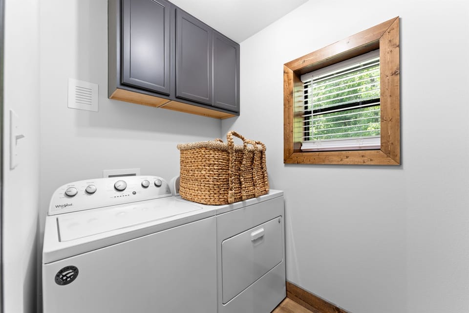Laundry Room Next To Bathroom