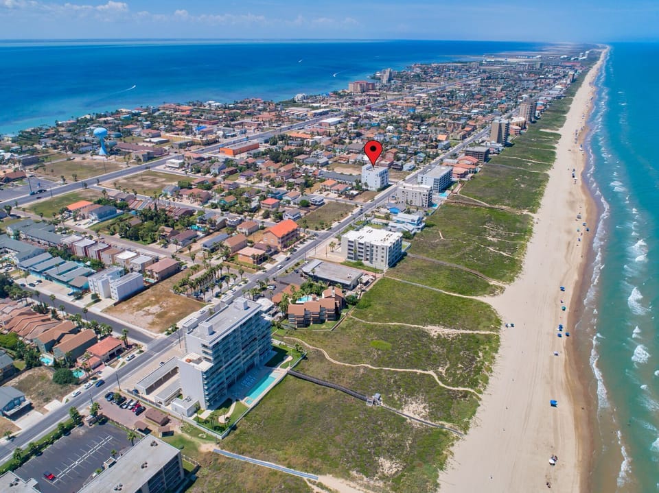 Stay just across the street from the beach in the heart of South Padre Island.