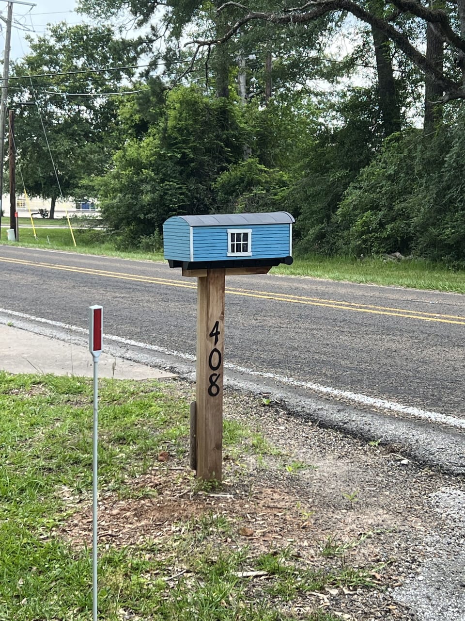 Mailbox at start of driveway