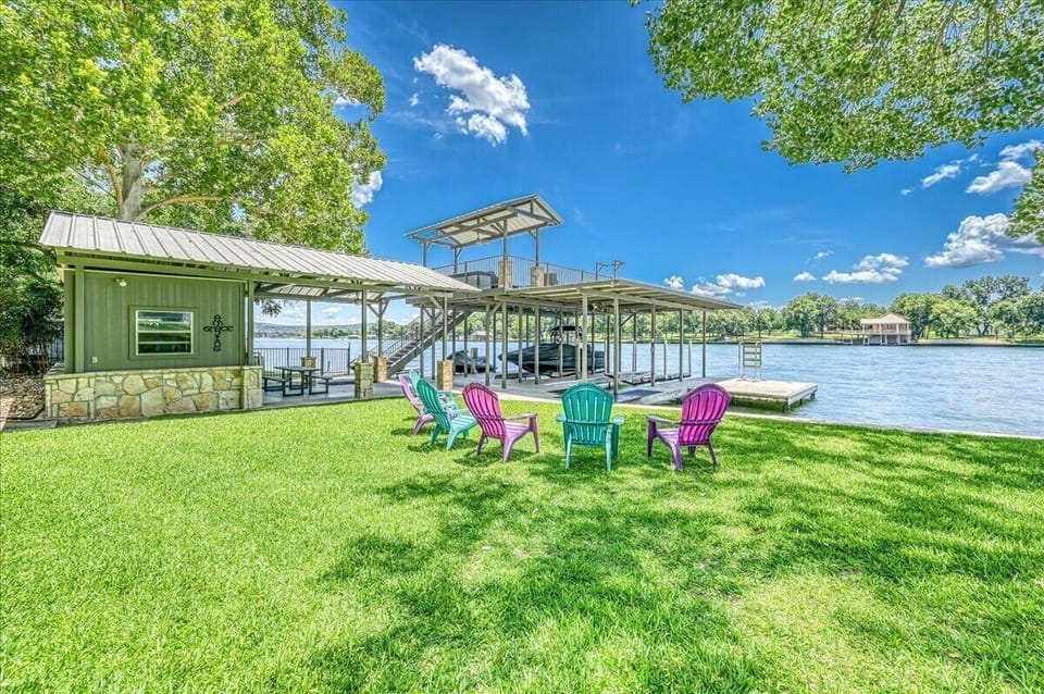 Expansive lake views