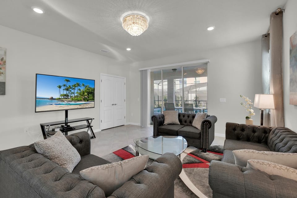 Villa, 6 Bedrooms | Living area | Smart TV