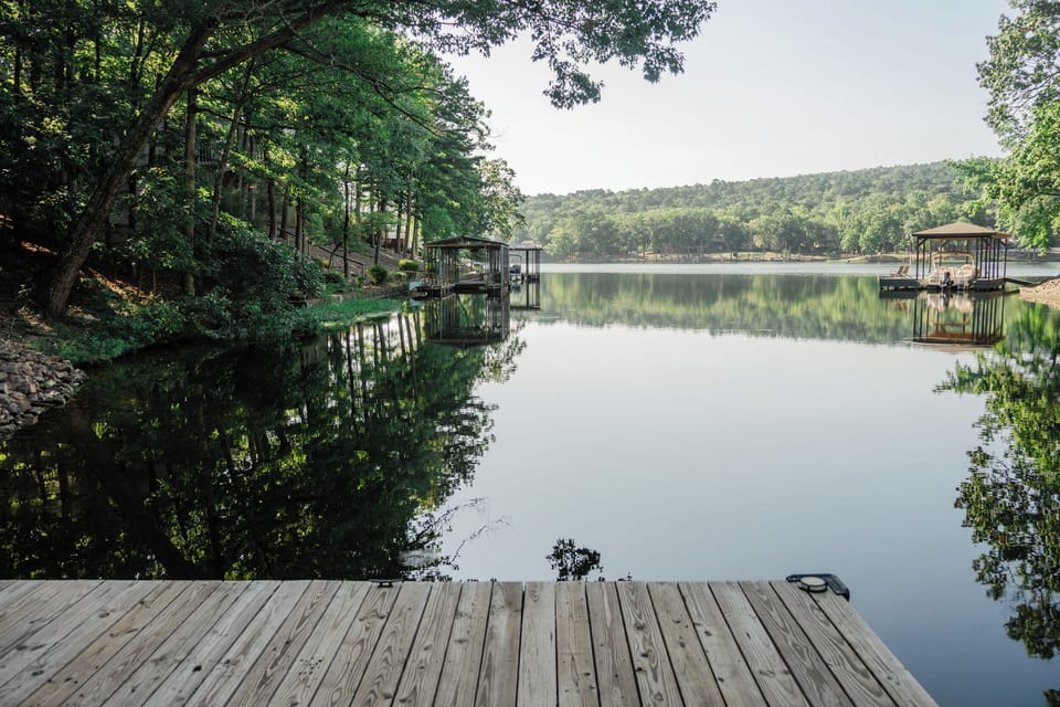 Serene view of lake DeSoto