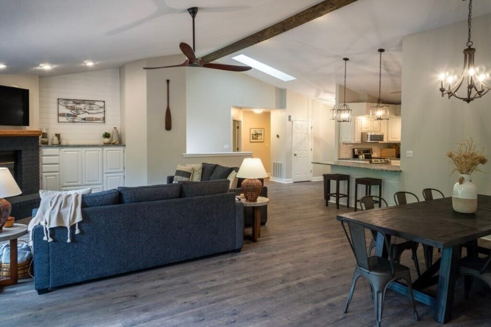 Living, Dining and Kitchen