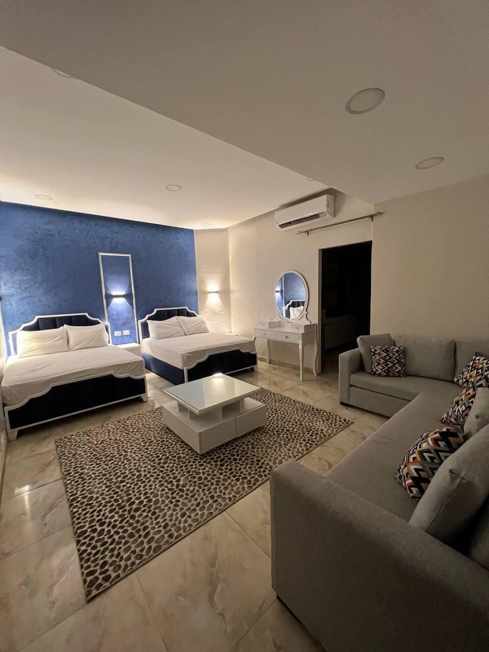 Romantic Suite, 2 Queen Beds | Egyptian cotton sheets, premium bedding, down comforters, in-room safe