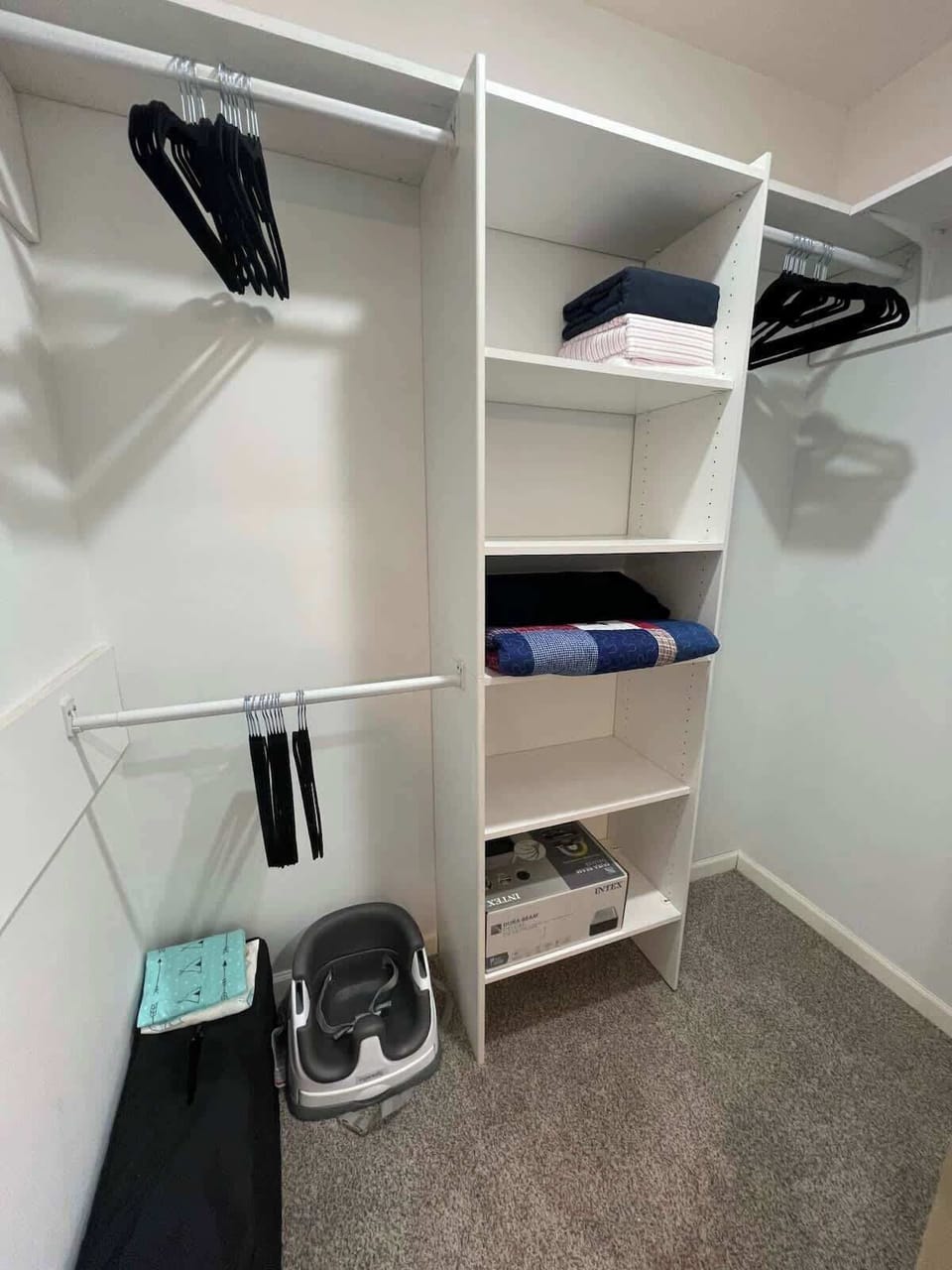 Walk-in Closet (Extra Bedding & Baby Items)