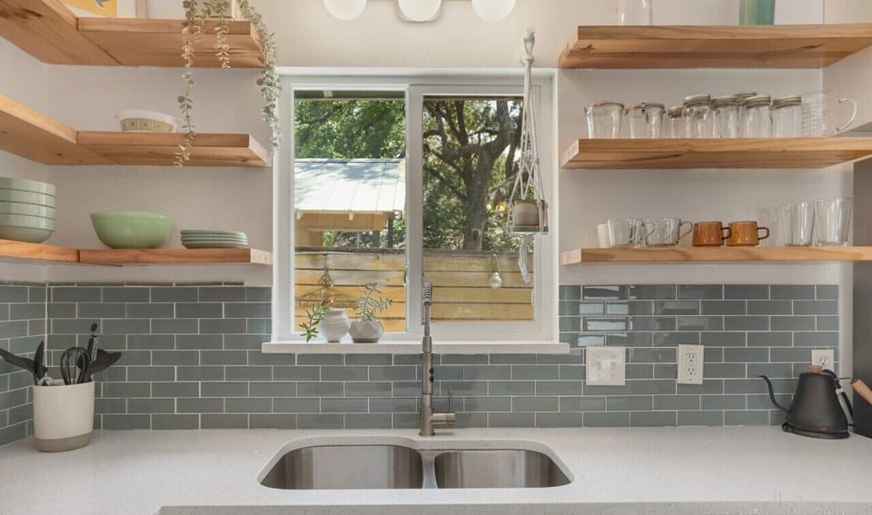 Fully equipped kitchen with all the essentials plus dishwasher