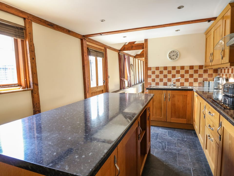 Fridge, dishwasher, electric kettle, toaster