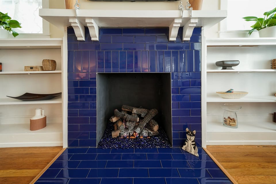 Gas Fireplace in Living Room