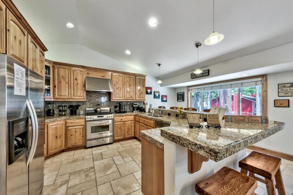 The chef of the group will love this recently remodeled kitchen.