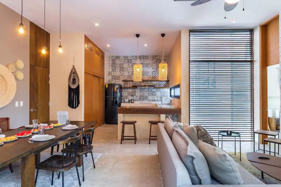 Family Apartment | Living area | 50-inch Smart TV with digital channels, Netflix, streaming services