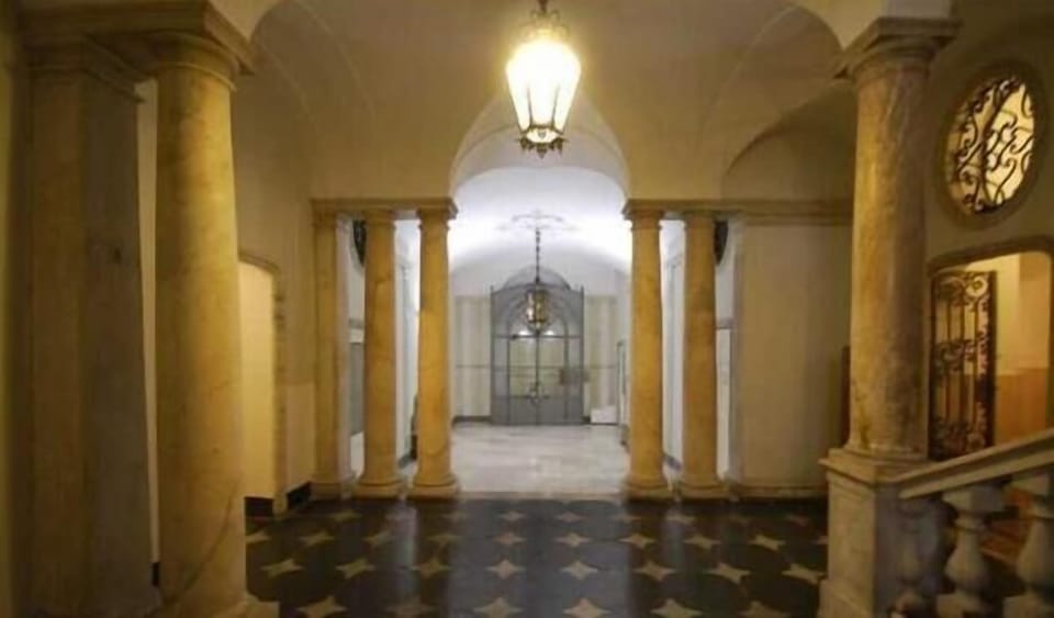 Interior entrance