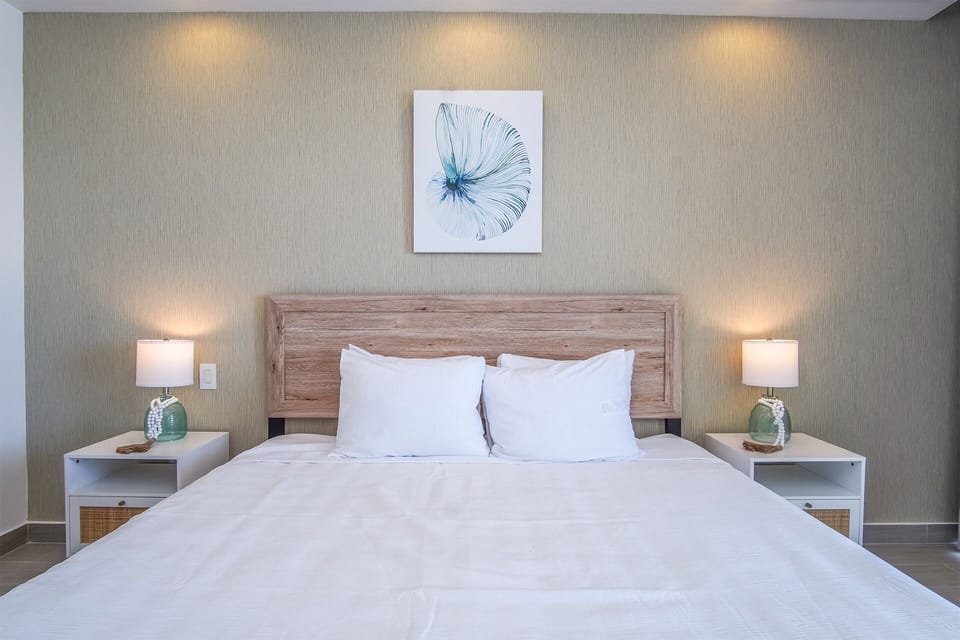 Master bedroom king size bed