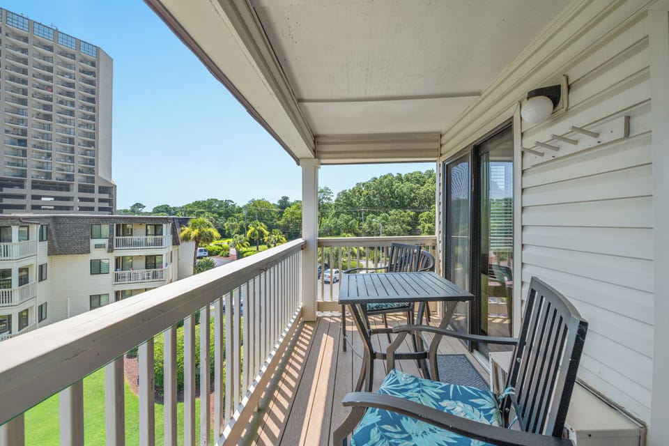 Have your morning coffee while enjoying the ocean breeze.