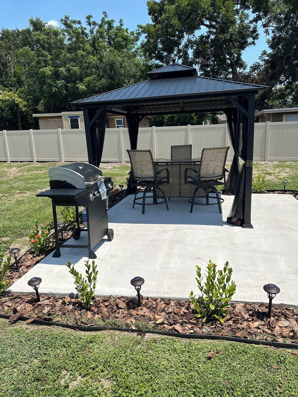 Grilling area