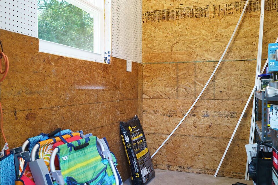 Shed with Beach Chairs/Umbrella