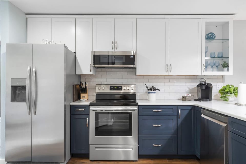 Condo, Multiple Beds, Patio, Garden View (Brookside Getaway) | Private kitchen | Coffee/tea maker