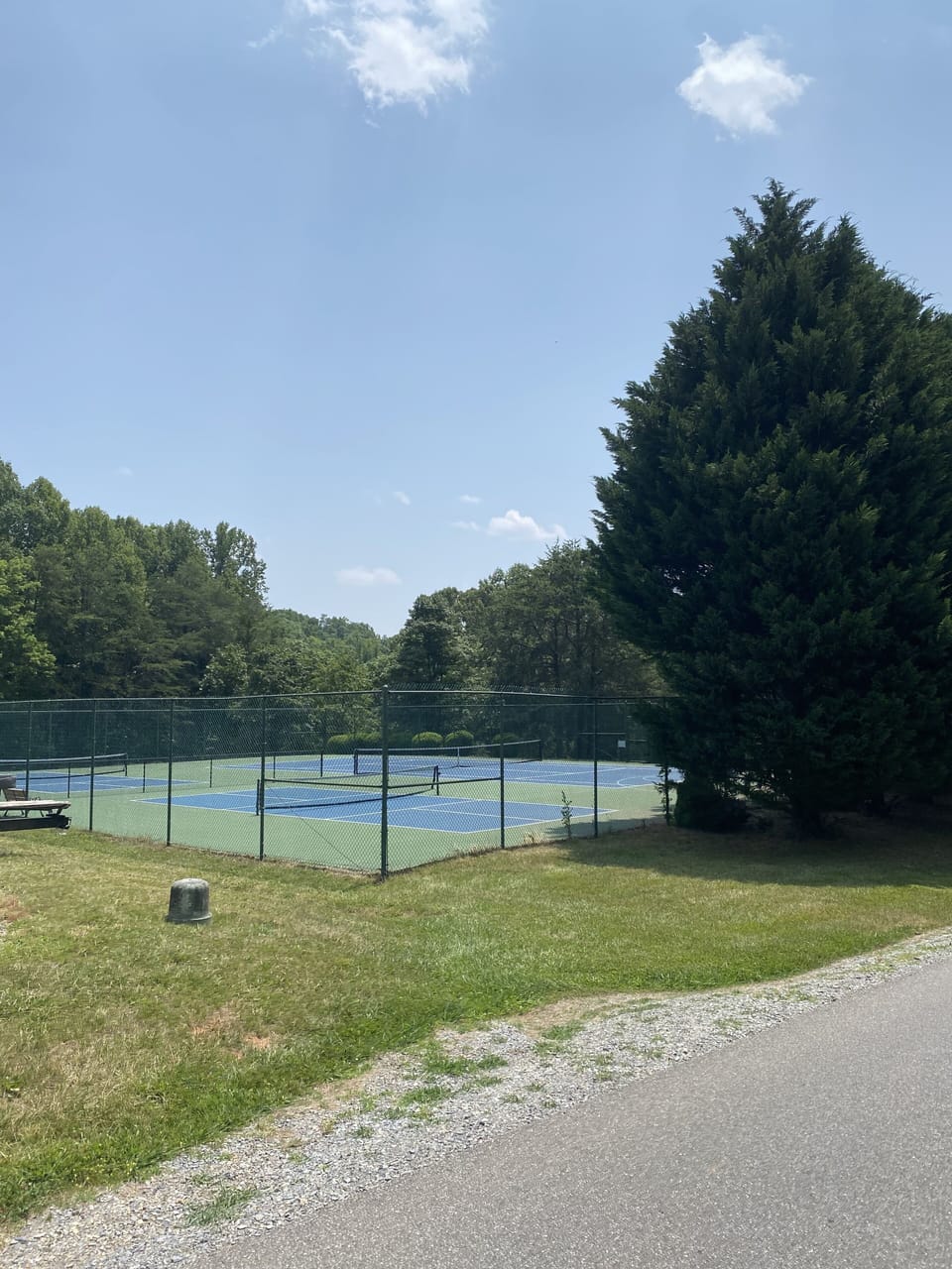 Tennis and pickle ball courts
