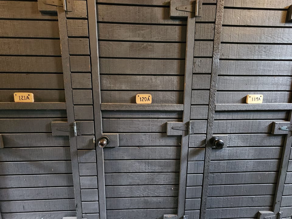 Outdoor ski locker to store your outdoor gear.