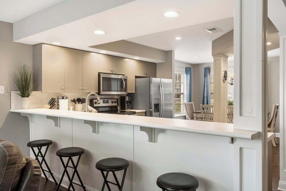 Condo, Multiple Beds, Balcony, Garden View (Tranquil Pondview Retreat) | Private kitchen | Coffee/tea maker