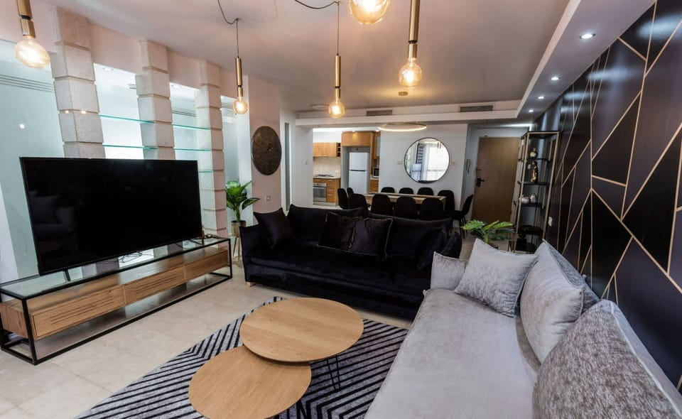 Apartment, Balcony | Living area | Flat-screen TV