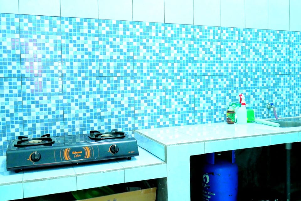Family Triple Room, 1 Bedroom | Private kitchen | Fridge, stovetop, dishwasher, rice cooker