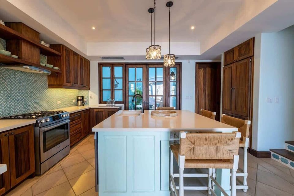 Spacious Kitchen Island