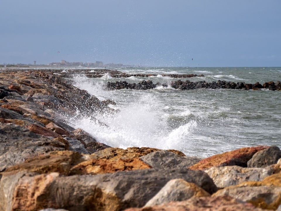 Sea front by the Port