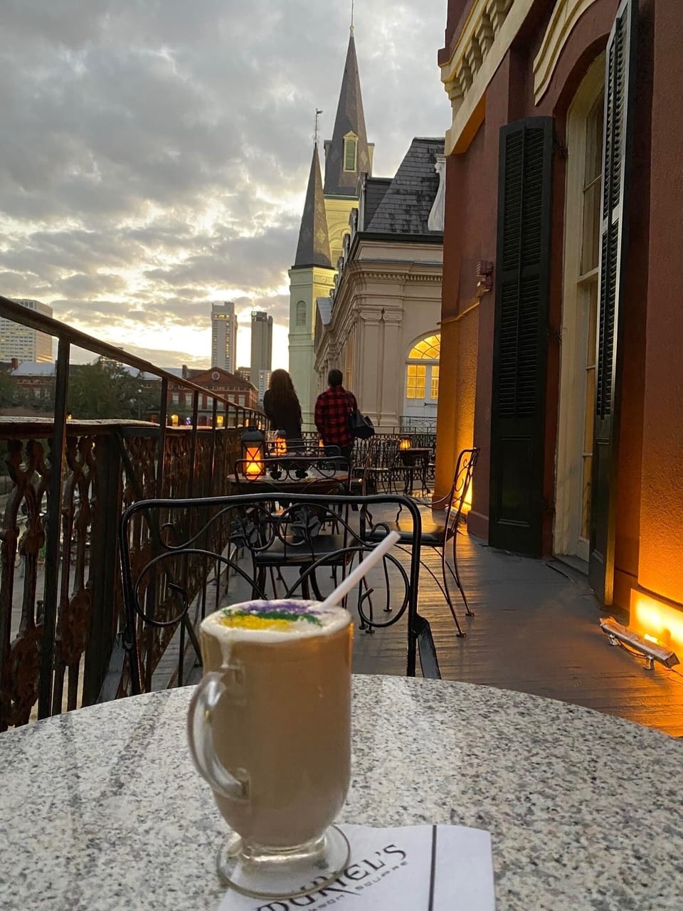 Balcony at Muriel’s on Jackson Square