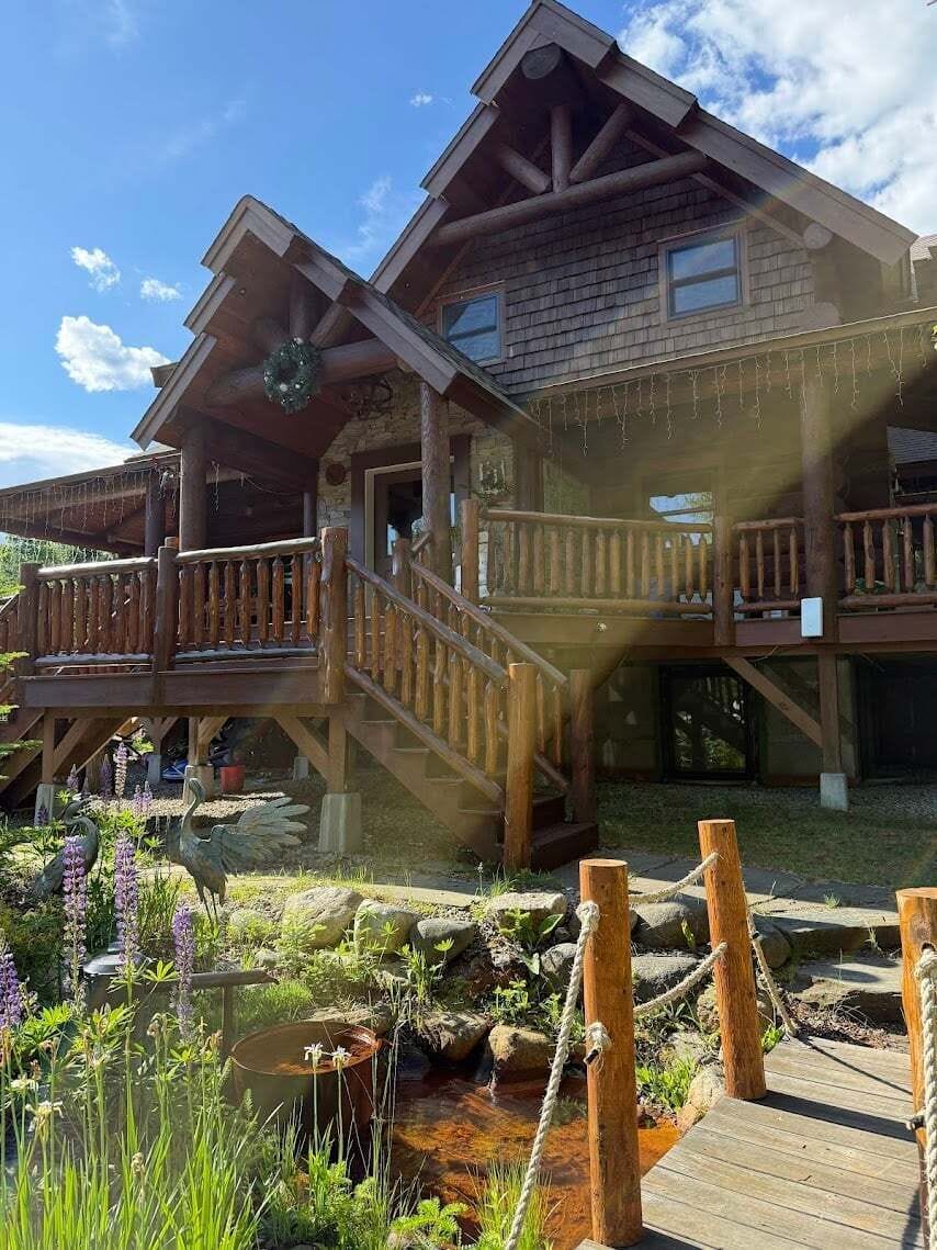 Grand and stately while rustic and comfortable, this house is a rare find in the East, and reminds you of the lodges of the West