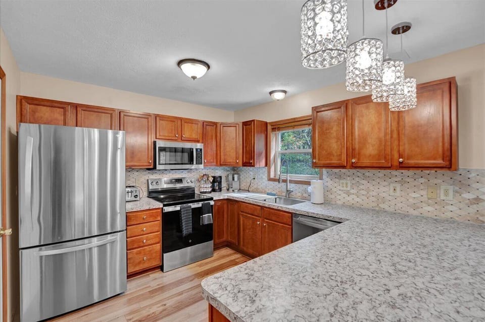 Kitchen with all new appliances