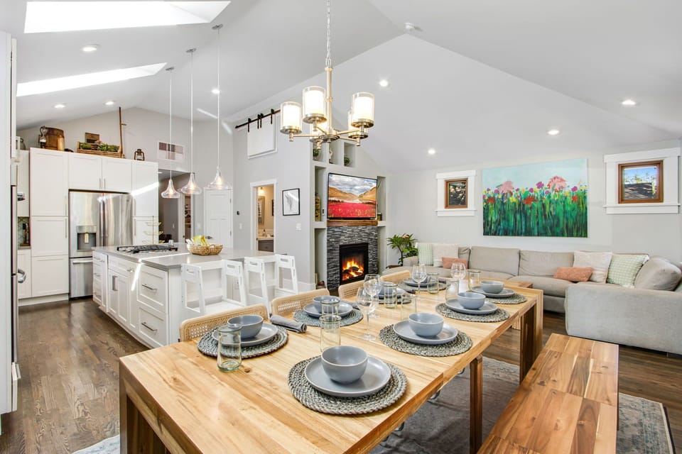 The "Great Room" gathering space.