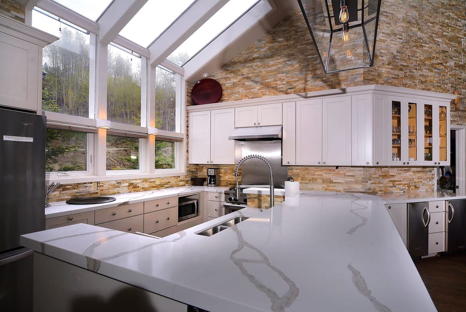 Fully stocked kitchen