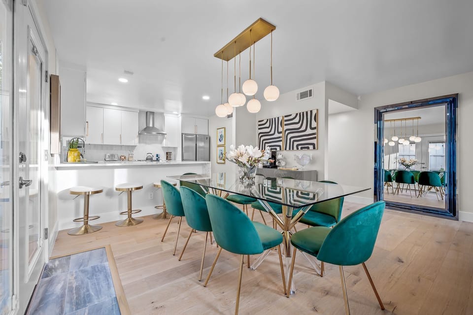Dining Room is open to both kitchen and living room.