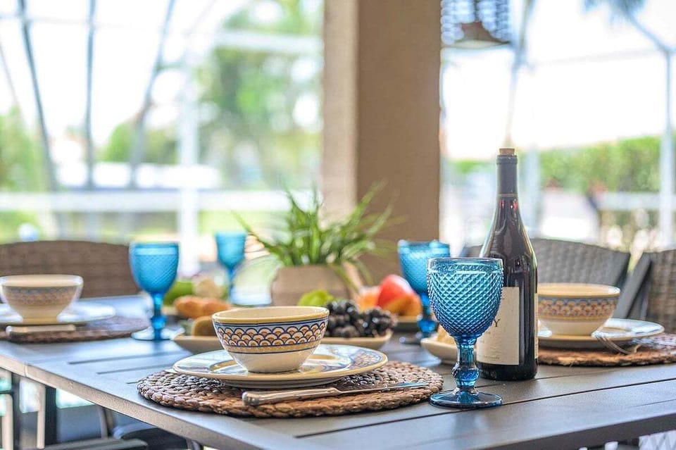 Al Fresco Dining on the Eastern Facing Patio