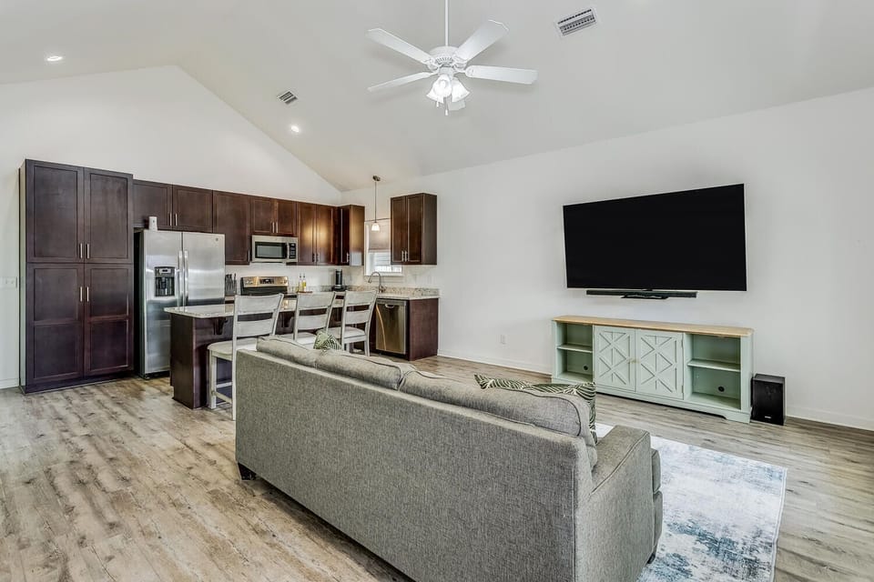 Coastal Cozy - Living Room Kitchen