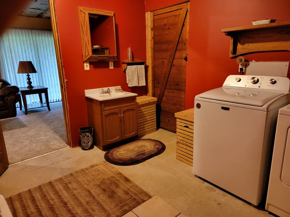 Right off the basement master suite.