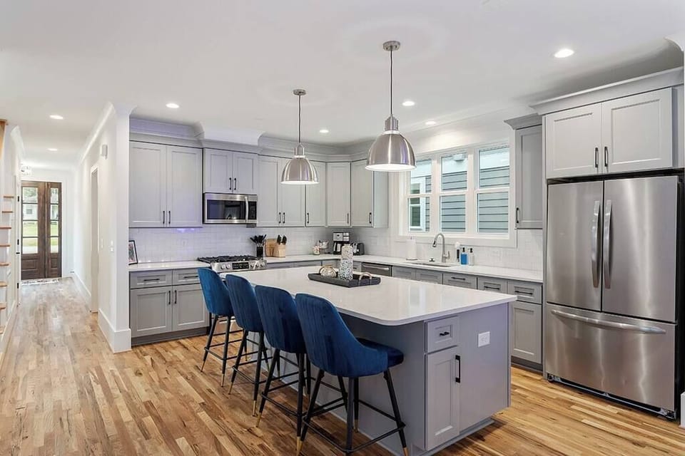 large and welcoming kitchen