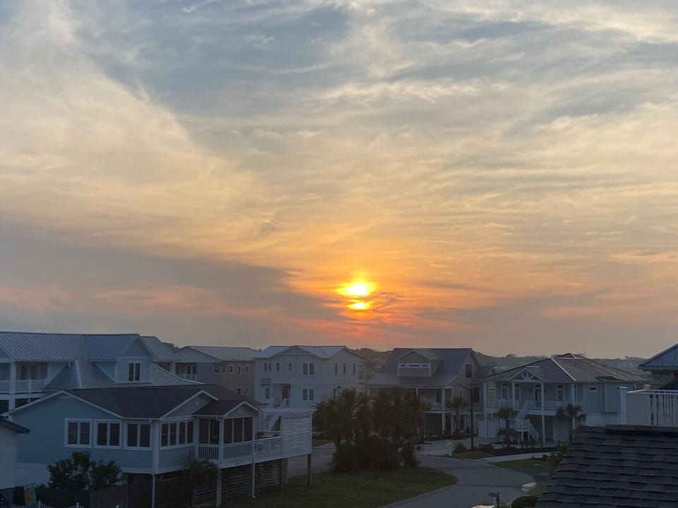 Sunrise from front deck