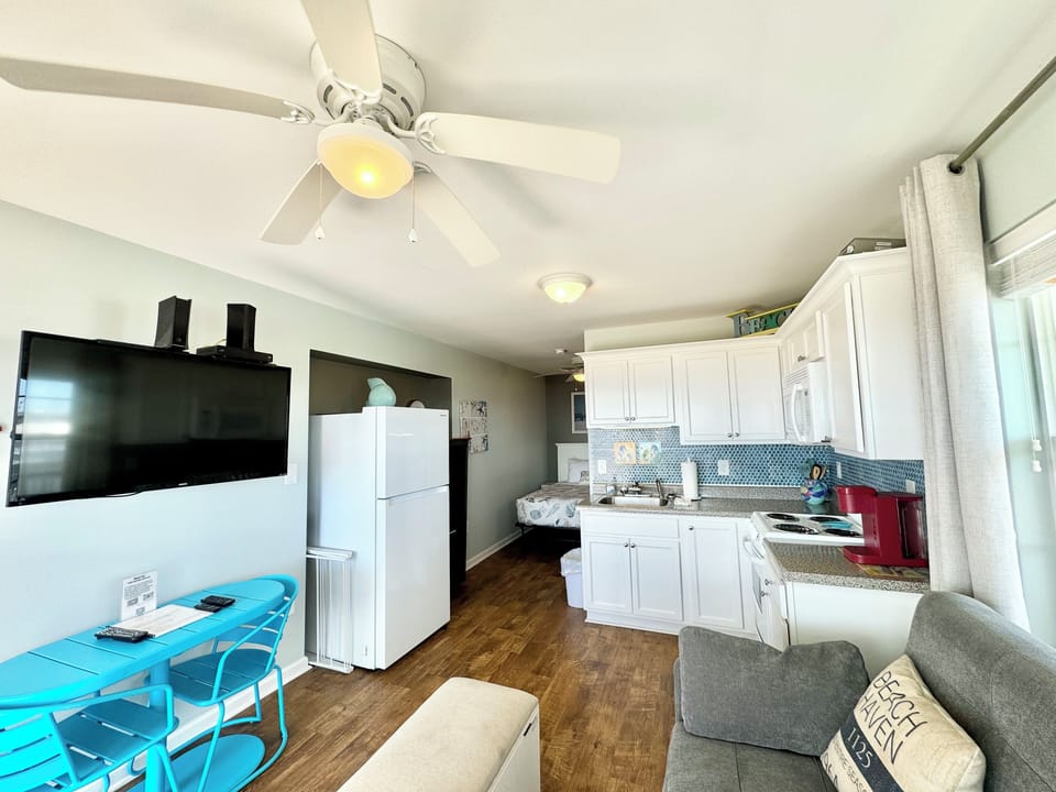 300 sq ft studio unit.