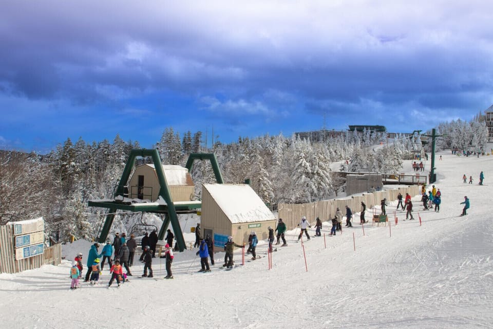 Highland House is located next to the beginner slopes