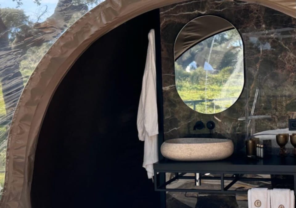 Panoramic Room, 1 Queen Bed | Bathroom | Shower, hair dryer, bathrobes, towels